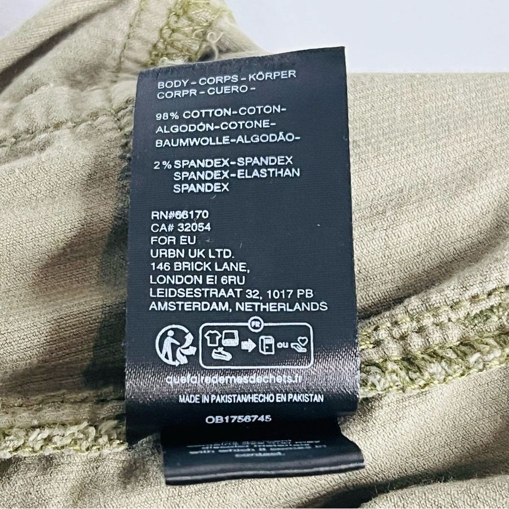 Free people we the free Jayde Cord Flare Jeans-Fir Green size 27 - Picture 5 of 6